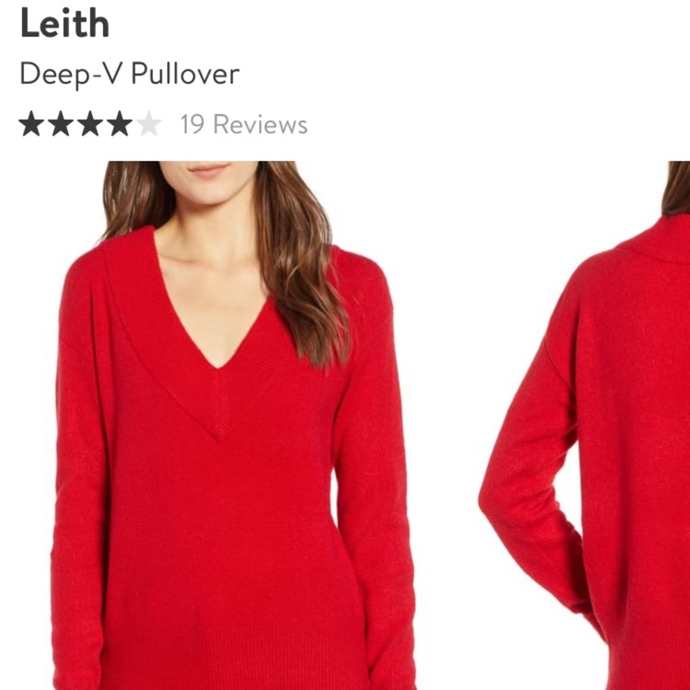 Leith V neck sweater